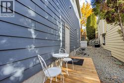 Suite entrance/outdoor space on the right side of the home -