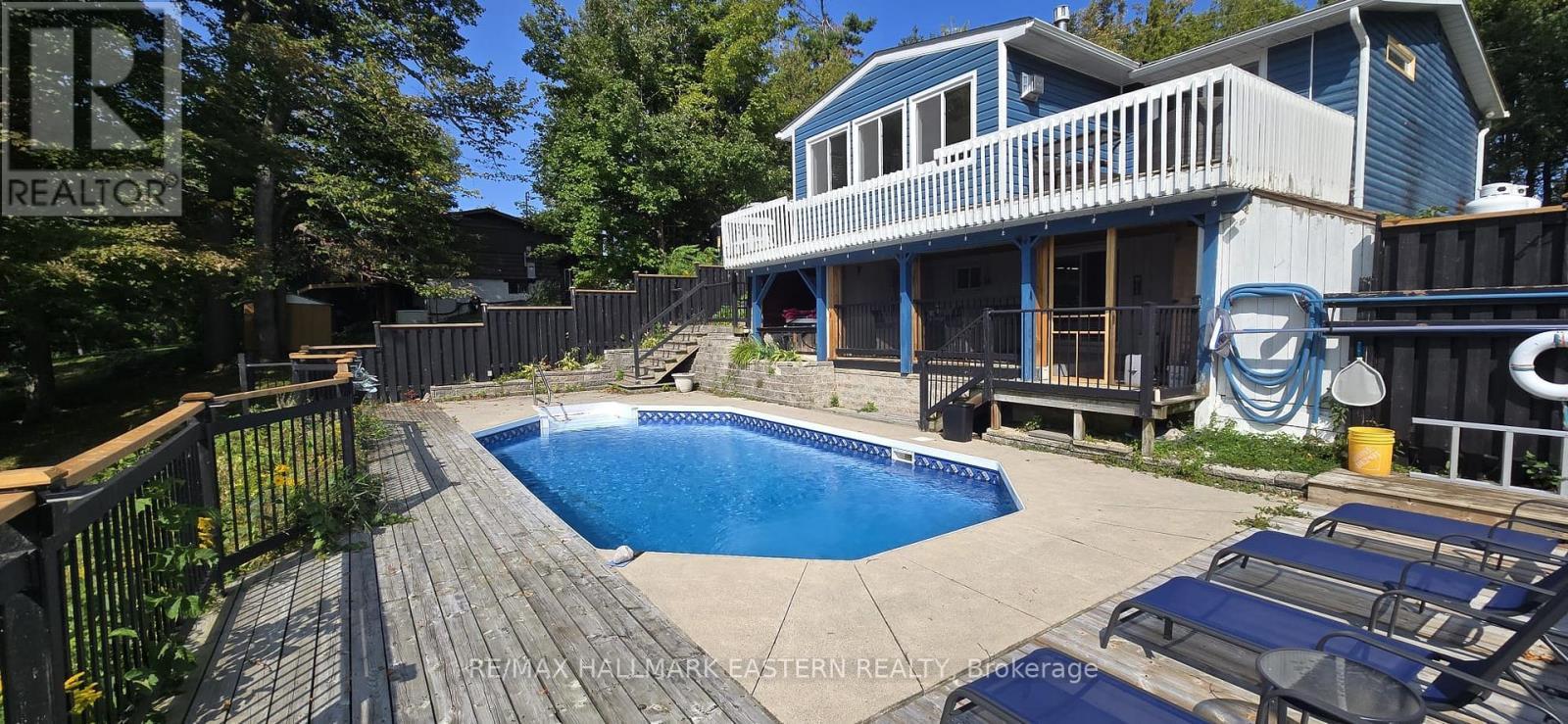 14 Franklin Street, Curve Lake First Nation 35 (Curve Lake First Nation), ON - Outdoor With In Ground Pool With Deck Patio Veranda