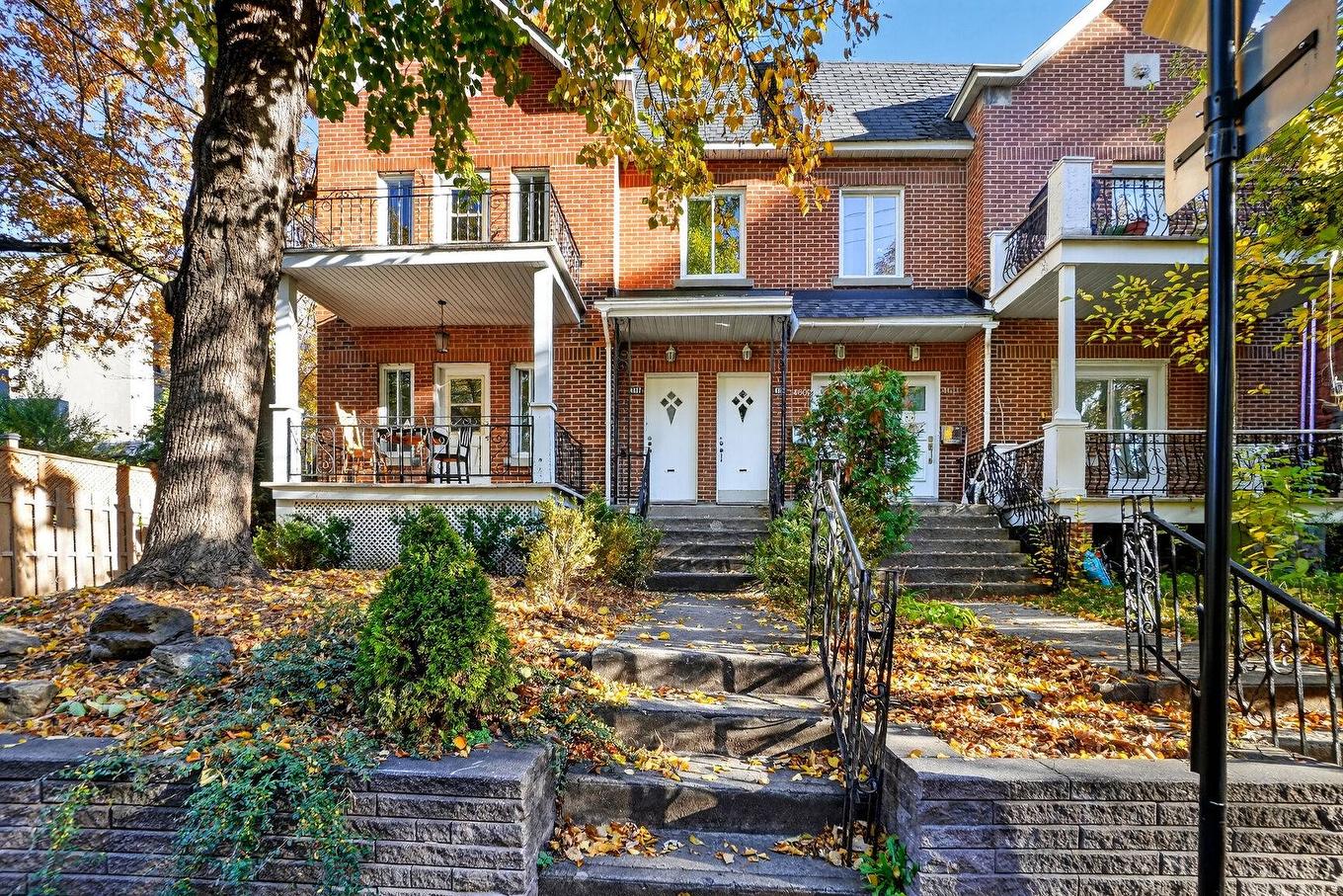 Frontage - 4615 Av. Marcil, Montréal (Côte-Des-Neiges/Notre-Dame-De-Grâce), QC - Outdoor With Deck Patio Veranda With Facade