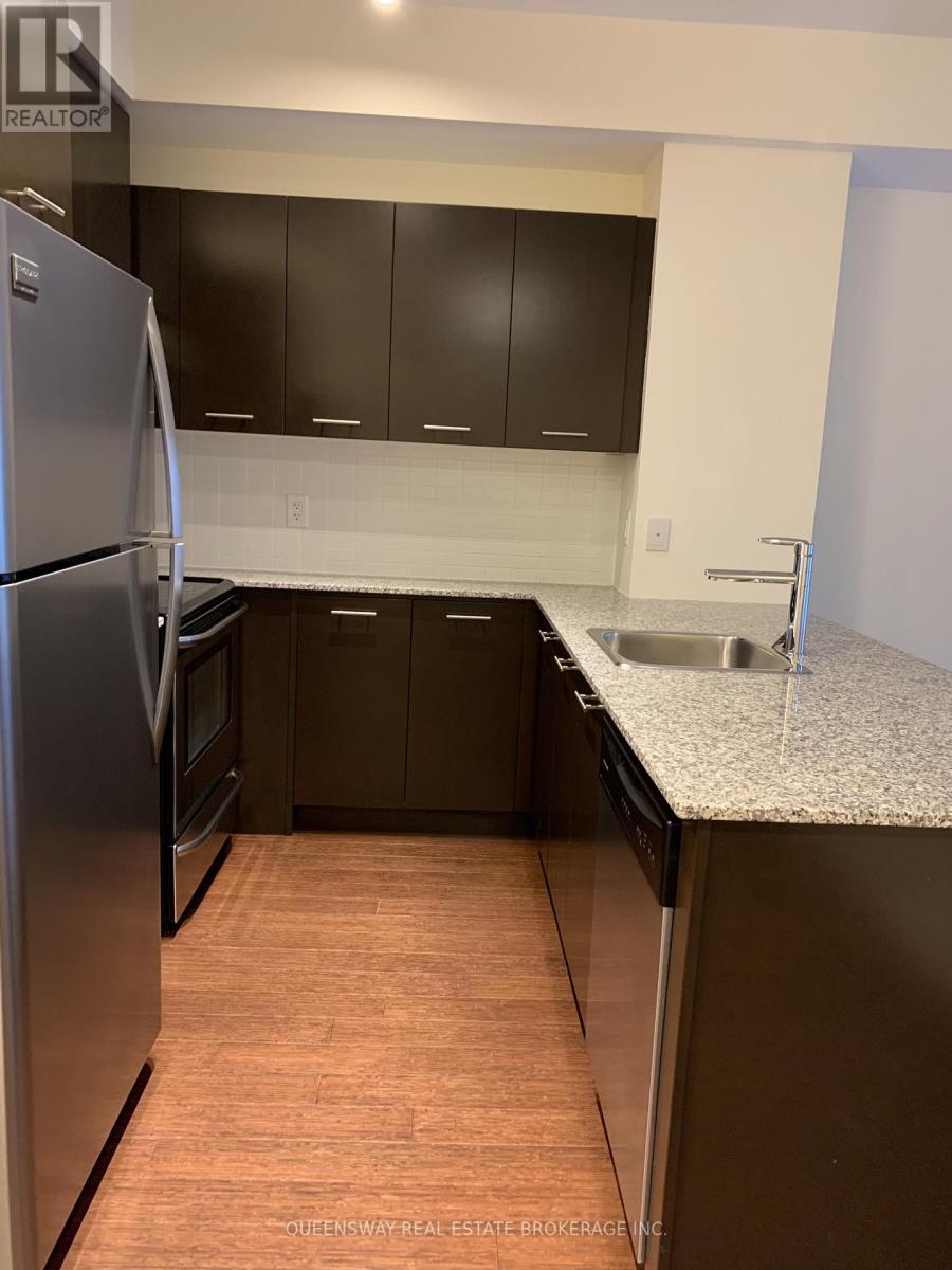 2104 - 360 Square One Drive, Mississauga, ON - Indoor Photo Showing Kitchen With Upgraded Kitchen