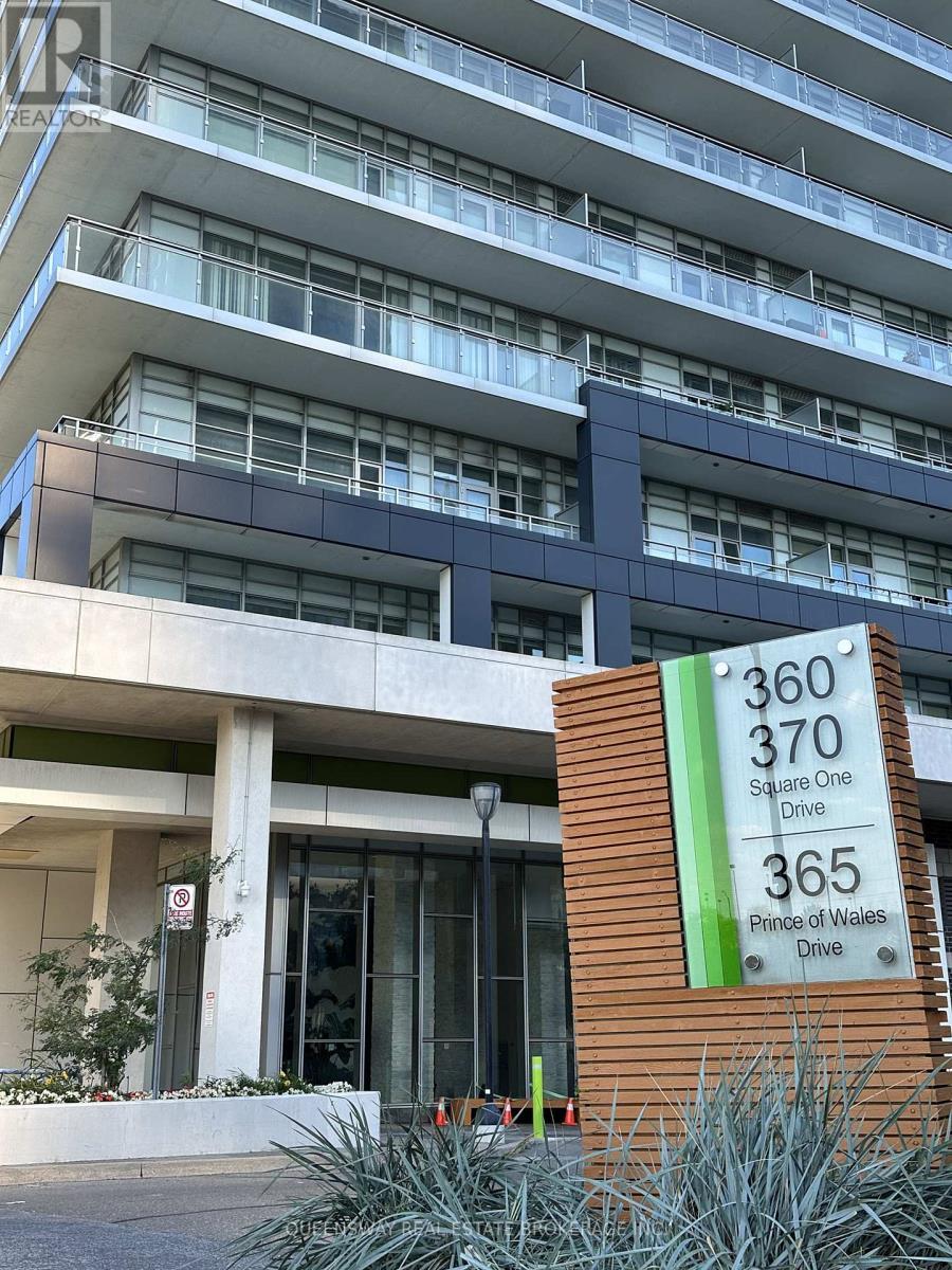 2104 - 360 Square One Drive, Mississauga, ON - Outdoor With Balcony