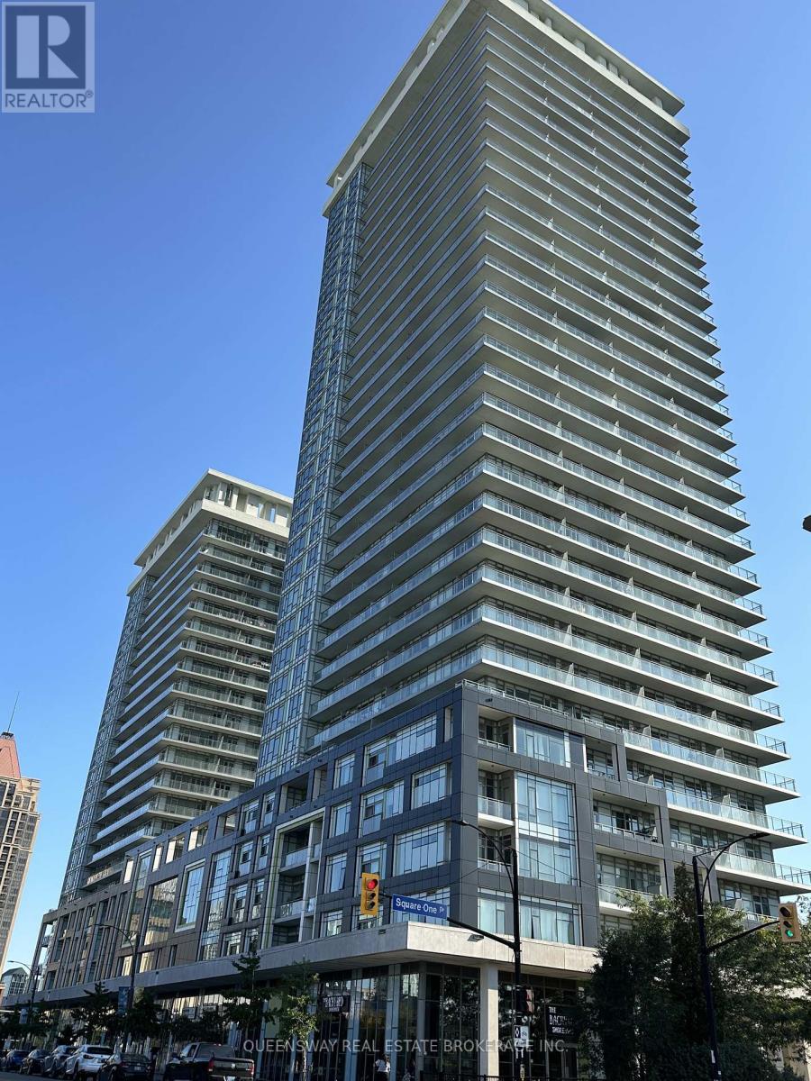 2104 - 360 Square One Drive, Mississauga, ON - Outdoor With Balcony With Facade