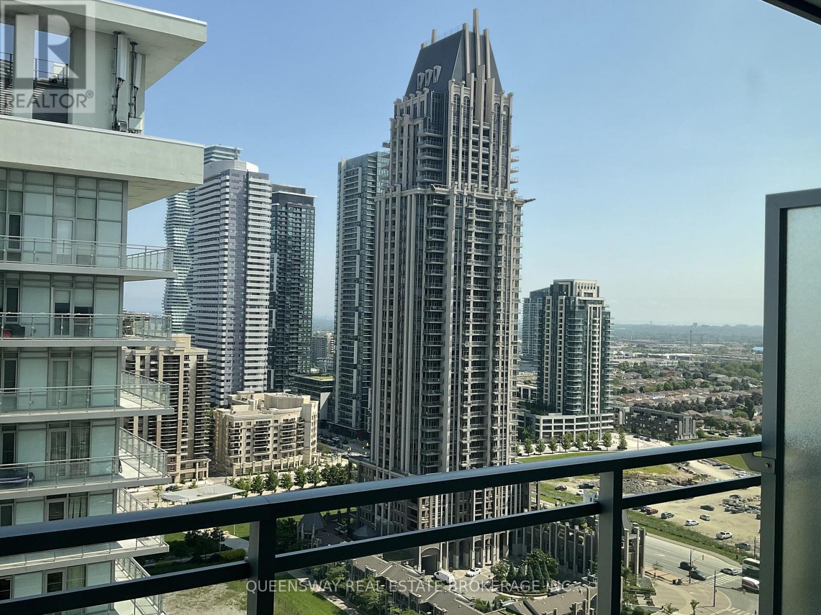 2104 - 360 Square One Drive, Mississauga, ON - Outdoor With Balcony