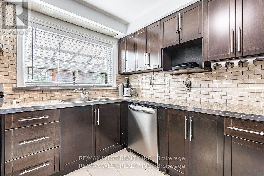 128 Mercury Road S, Toronto, ON - Indoor Photo Showing Kitchen With Double Sink
