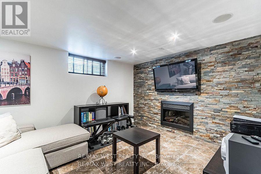 128 Mercury Road S, Toronto, ON - Indoor With Fireplace