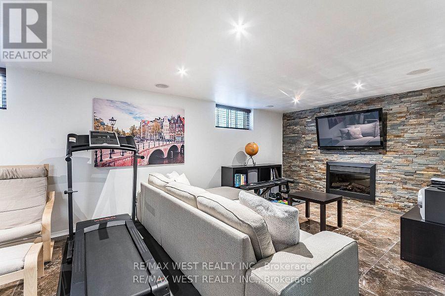 128 Mercury Road S, Toronto, ON - Indoor With Fireplace