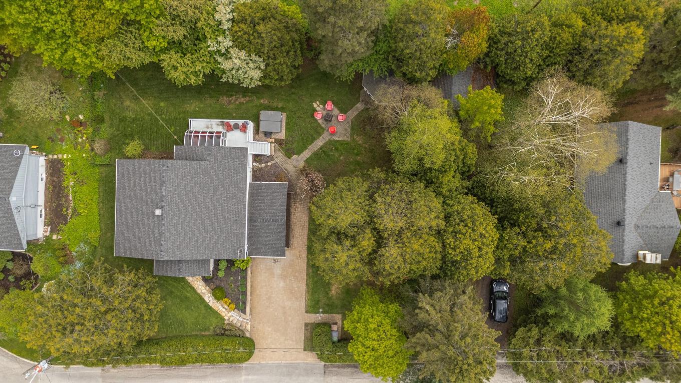 Aerial photo - 15 Rue Ekers, Sainte-Agathe-Des-Monts, QC - Outdoor With View