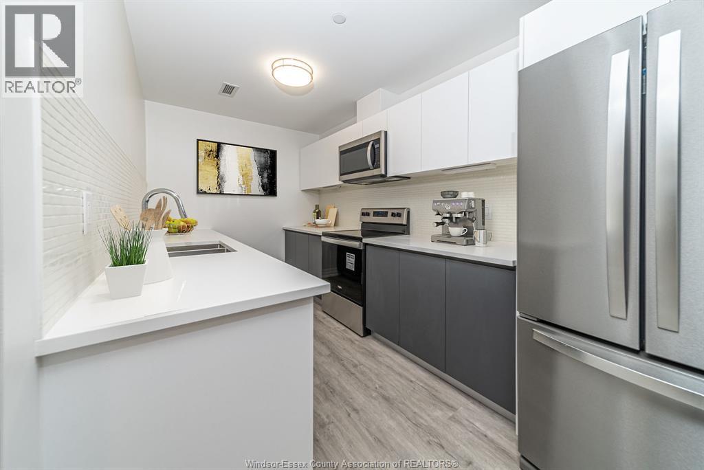 3320 Stella Crescent Unit# 111, Windsor, ON - Indoor Photo Showing Kitchen With Upgraded Kitchen