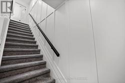 Accent Wall Heading up to the Second Floor. -