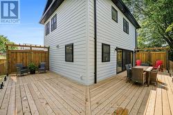 Deck that Looks Directly at the Golf Course. -