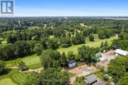 Aerial View of the Home & Golf Course. -
