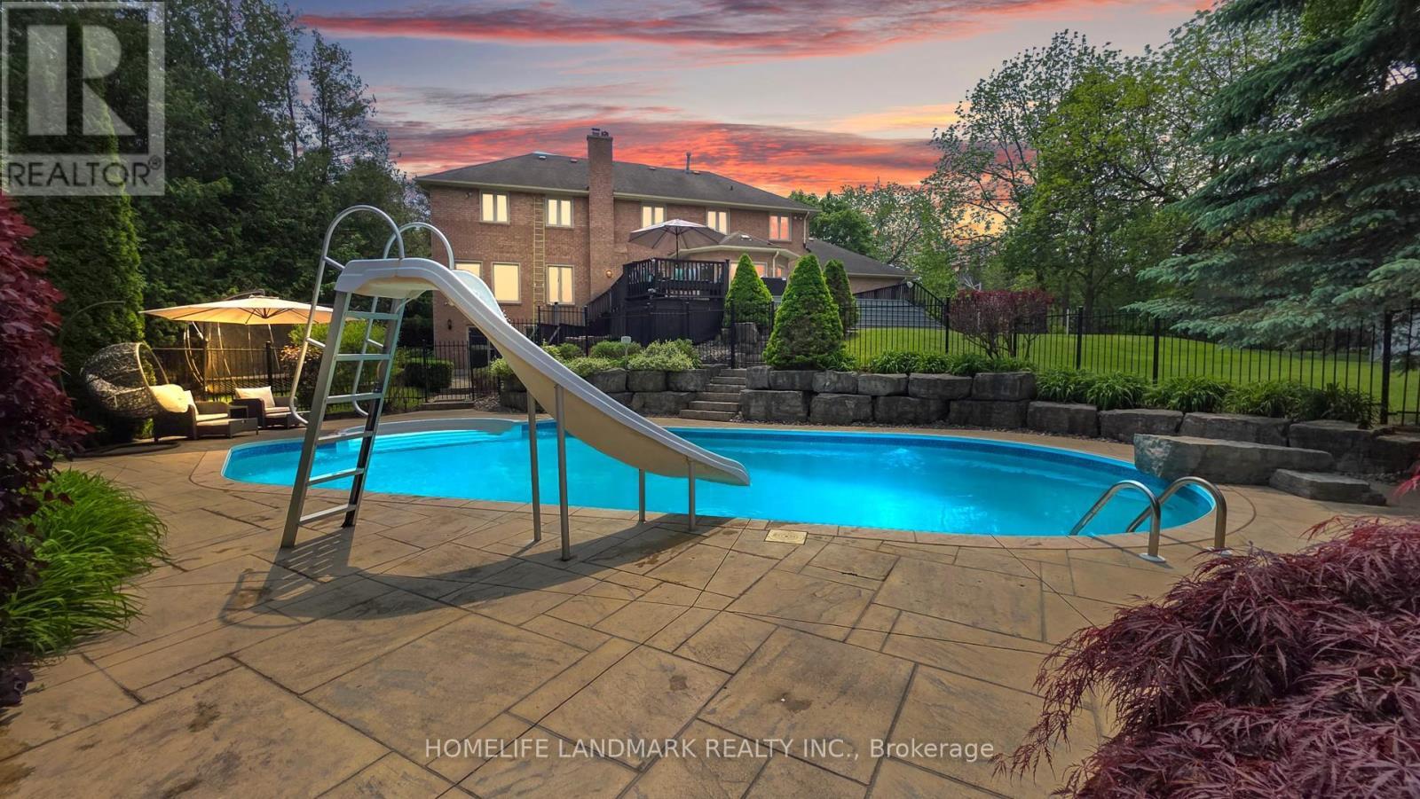 61 Sherrick Drive, Whitchurch-Stouffville, ON - Outdoor With In Ground Pool With Deck Patio Veranda With Backyard