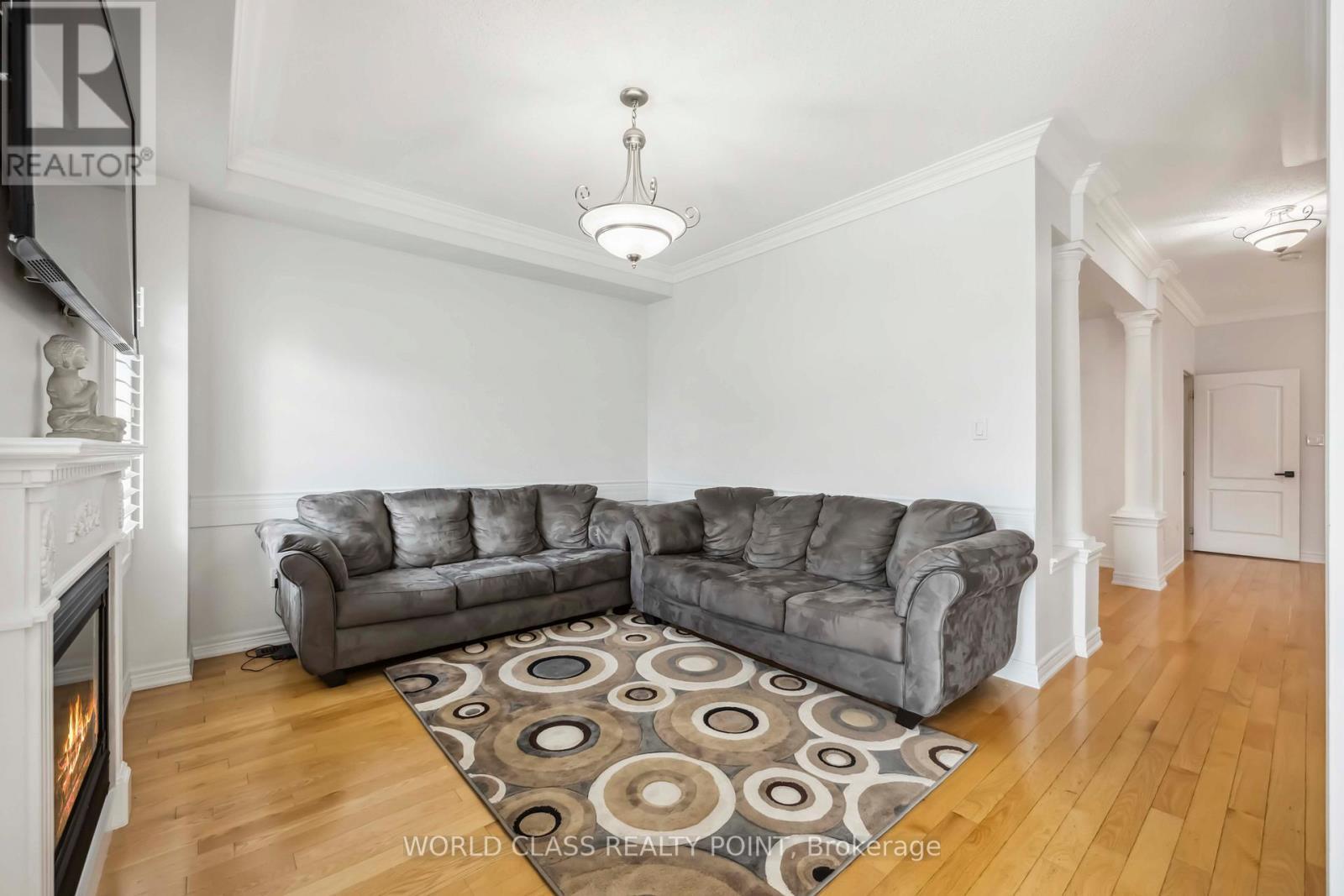131 Lormel Gate, Vaughan, ON - Indoor Photo Showing Living Room With Fireplace
