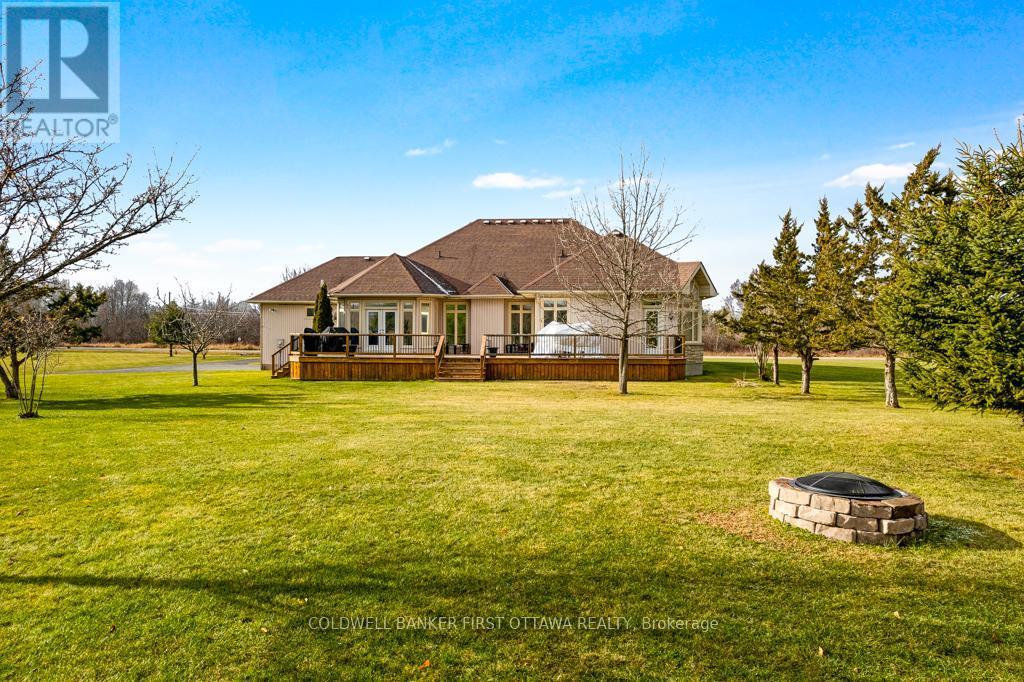 Big beautiful backyard - 556 West Point Drive, Drummond/North Elmsley, ON - Outdoor With Deck Patio Veranda