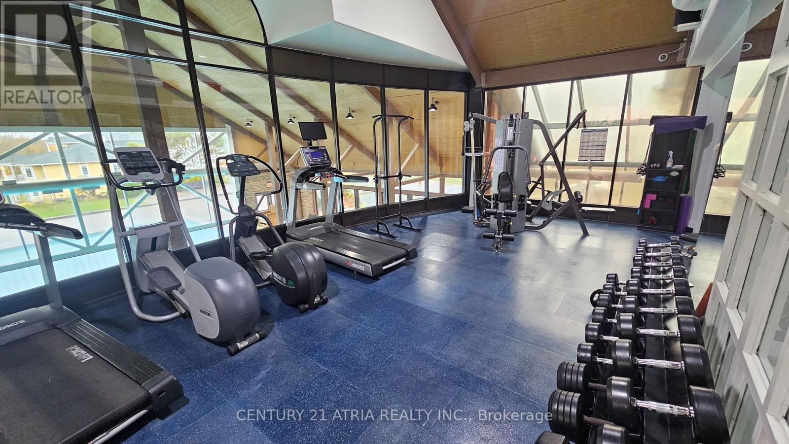 2074/75 - 90 Highlands Drive, Oro-Medonte, ON - Indoor Photo Showing Gym Room