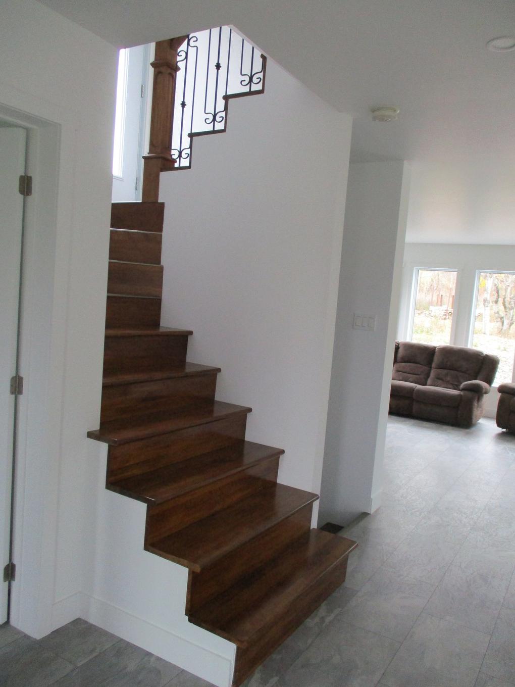 Staircase - 344 3E Rang E., Sainte-Anne-De-La-Pocatière, QC - Indoor Photo Showing Other Room