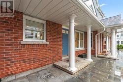 Covered front walkway for easy access -