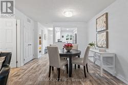 Bright open-concept living & dining area -