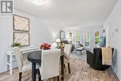 Seamless flow from dining to living room -