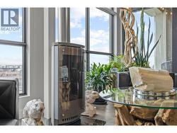 Unique gas fireplace -