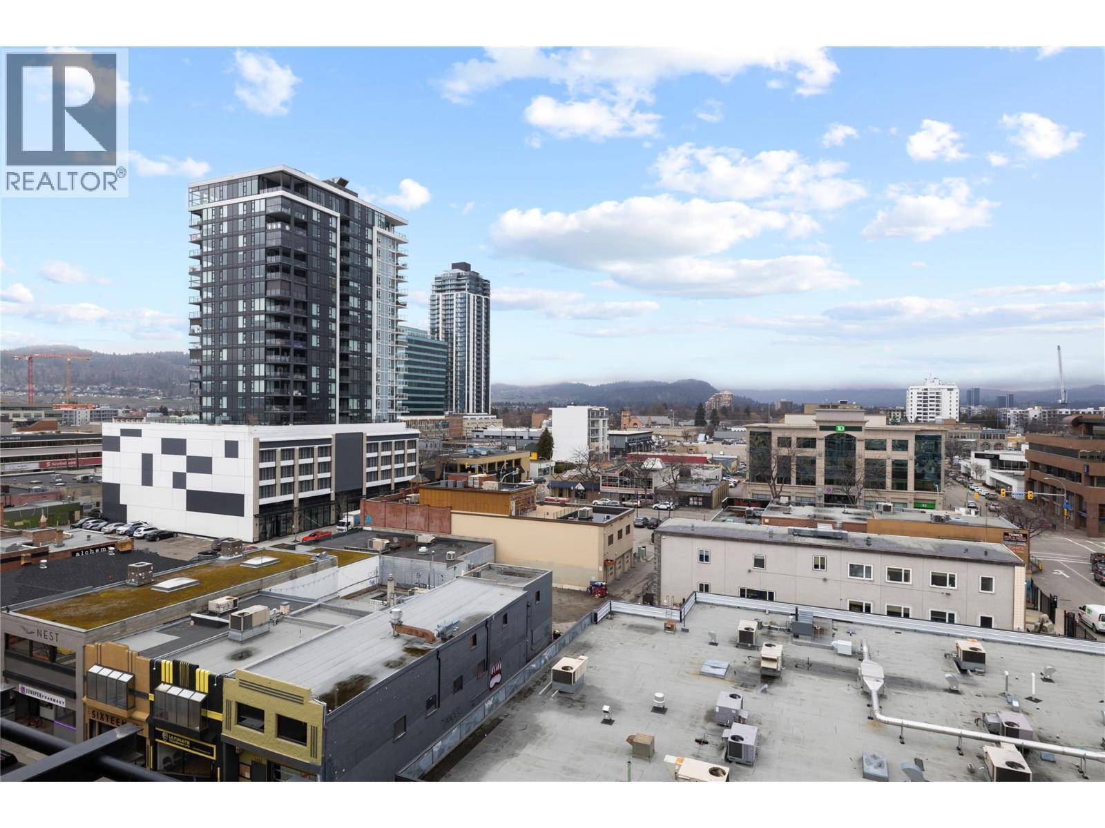 View from the balcony - 1630 Pandosy Street Unit# 605, Kelowna, BC - Outdoor With View