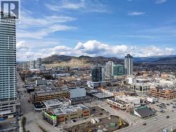 Aerial views of Downtown Kelowna -
