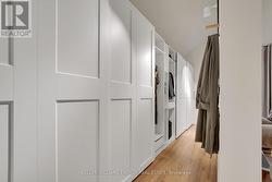 Walkthrough Closet behind headboard wall -