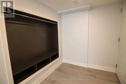 Built in shoe & coat rack -