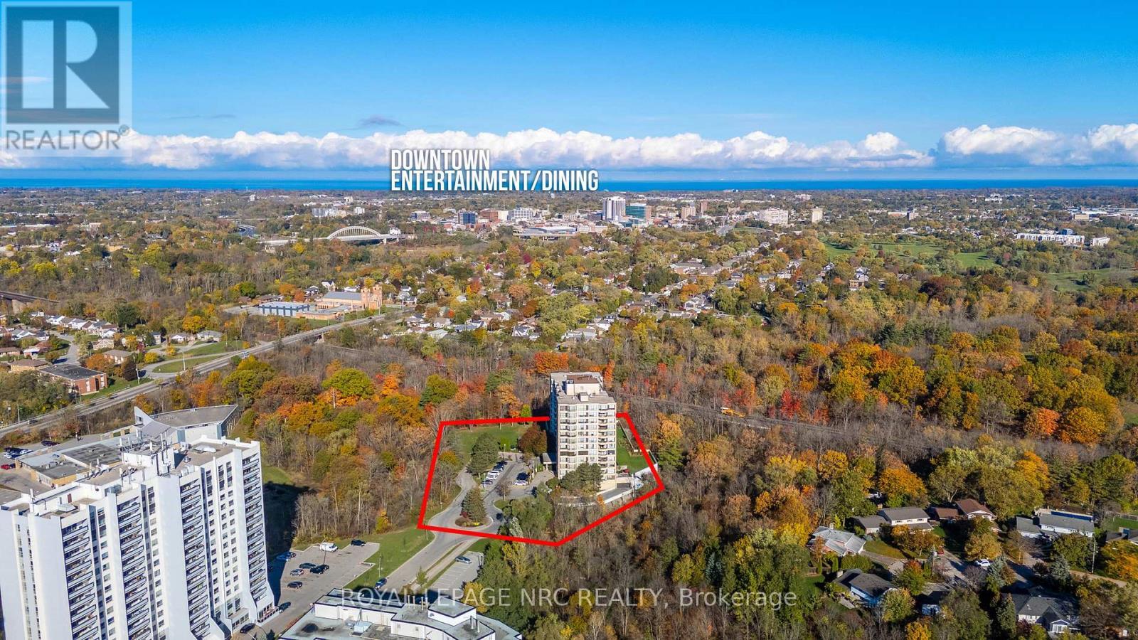 Aerial View - 102 - 3 Towering Heights Boulevard, St. Catharines (Glendale/Glenridge), ON - Outdoor With View