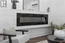 Electric Fireplace & Overhang for Television. -