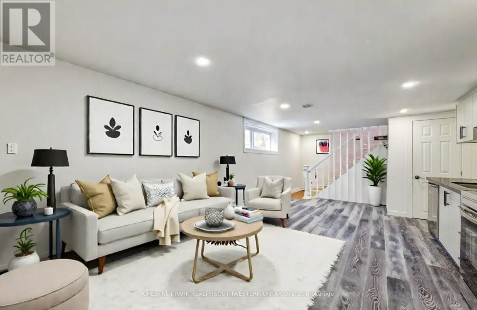 Virtually staged - 88 Woodhaven Road, Kitchener, ON - Indoor Photo Showing Living Room