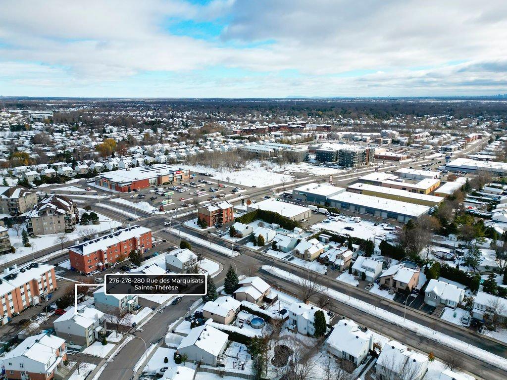 Aerial photo - 276 - 280 Rue Des Marquisats, Sainte-Thérèse, QC - Outdoor With View