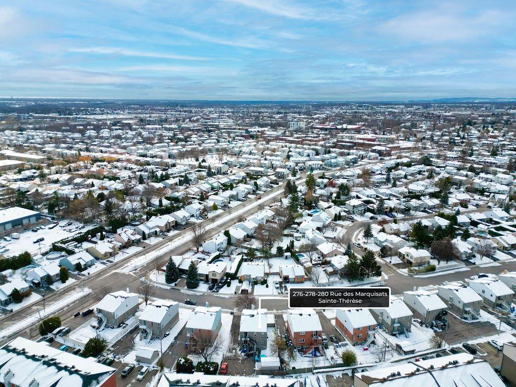 Aerial photo - 276 - 280 Rue Des Marquisats, Sainte-Thérèse, QC - Outdoor With View