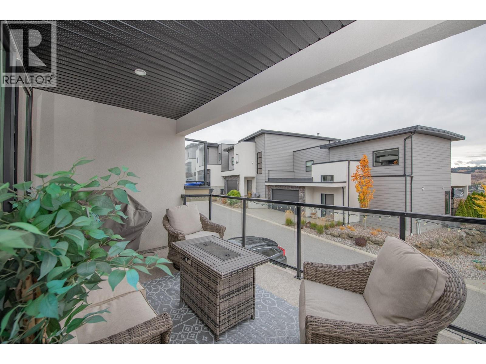 Patio off main living area - 900 Mt. Ida Drive Unit# 23, Vernon, BC - Outdoor With Exterior