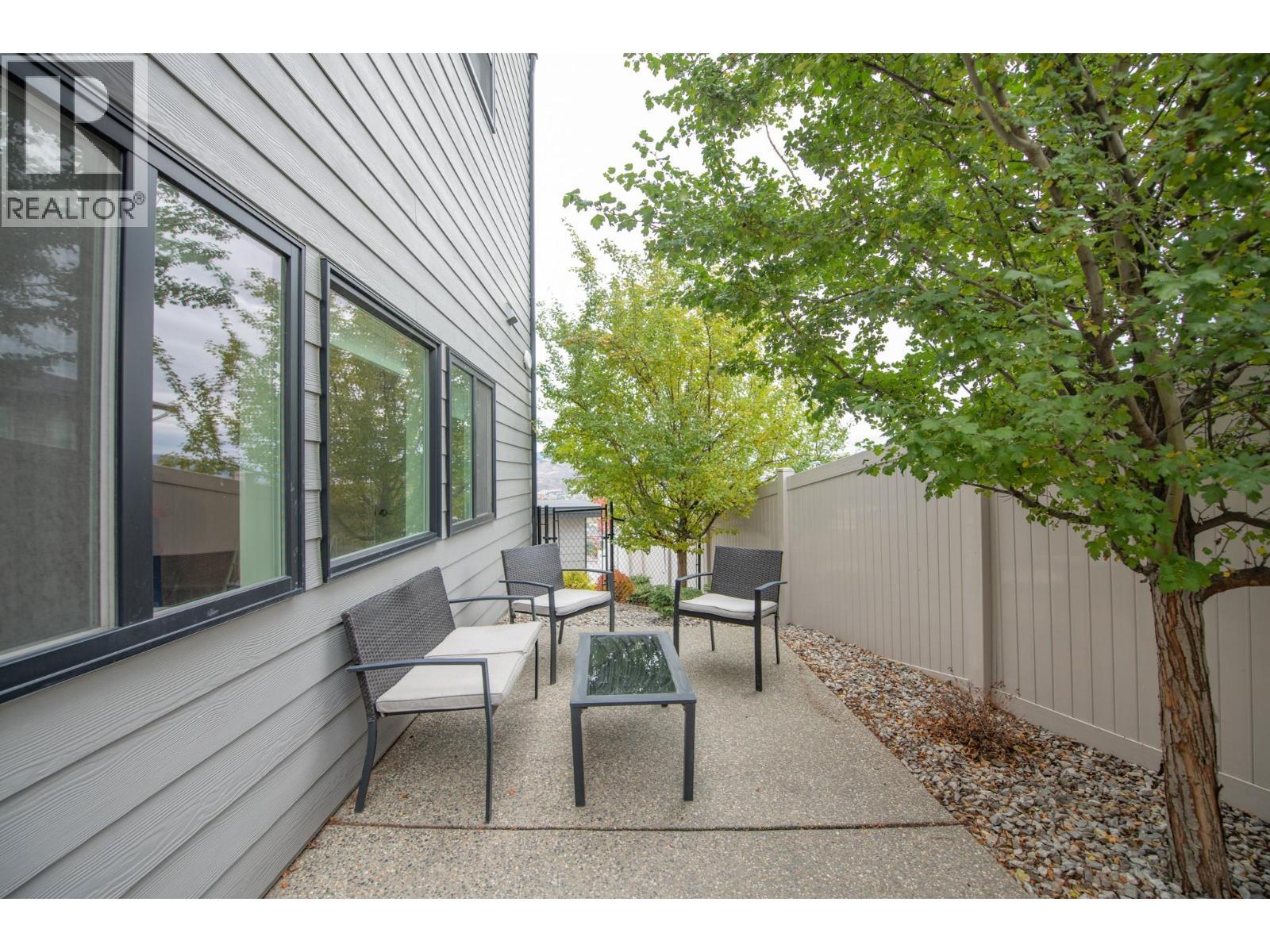 Patio off of lower living area - 900 Mt. Ida Drive Unit# 23, Vernon, BC - Outdoor With Deck Patio Veranda With Exterior