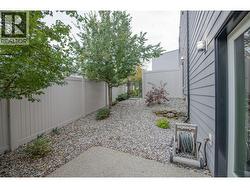 Fenced backyard space -
