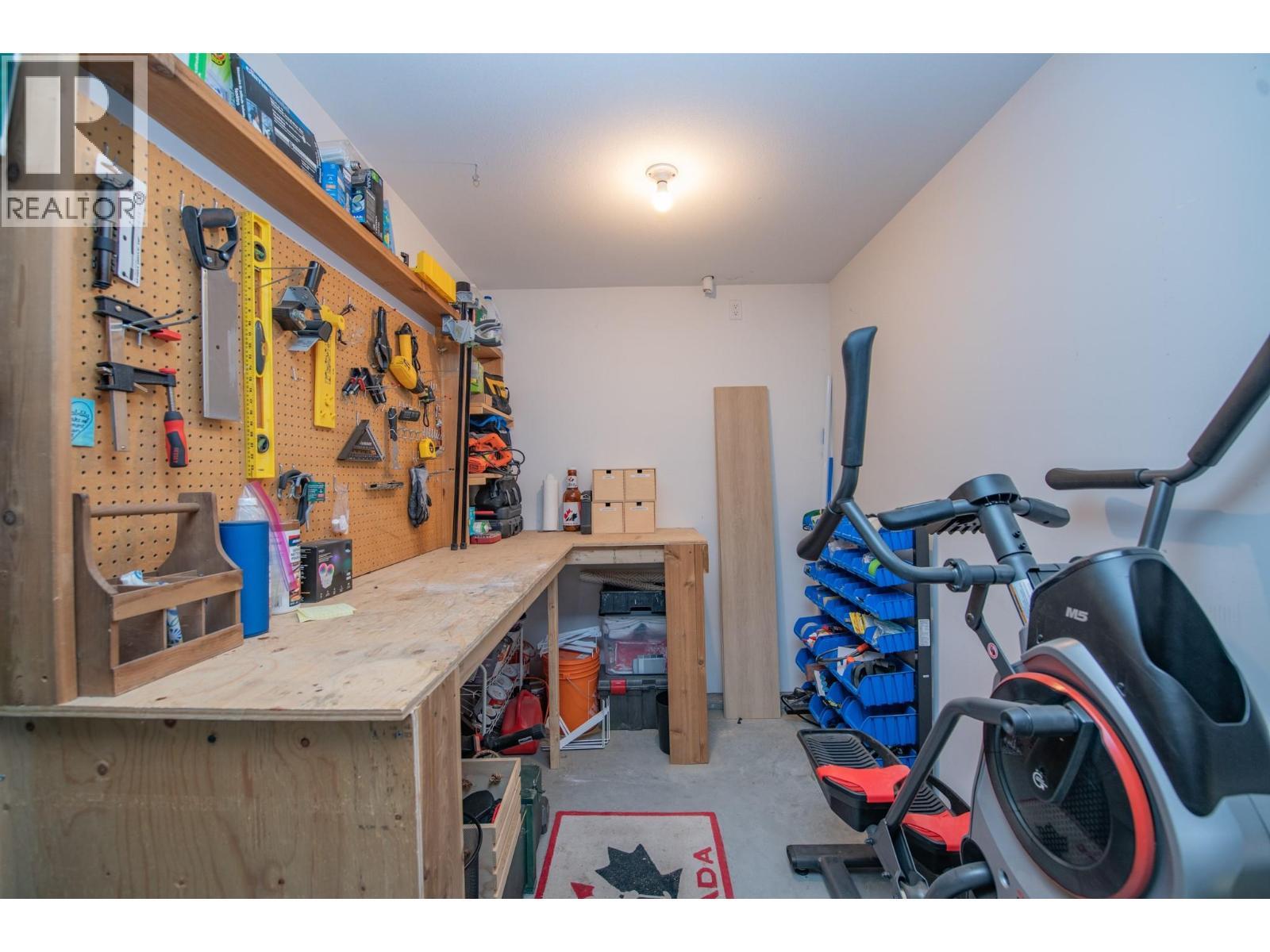 Workshop at back of garage - 900 Mt. Ida Drive Unit# 23, Vernon, BC - Indoor