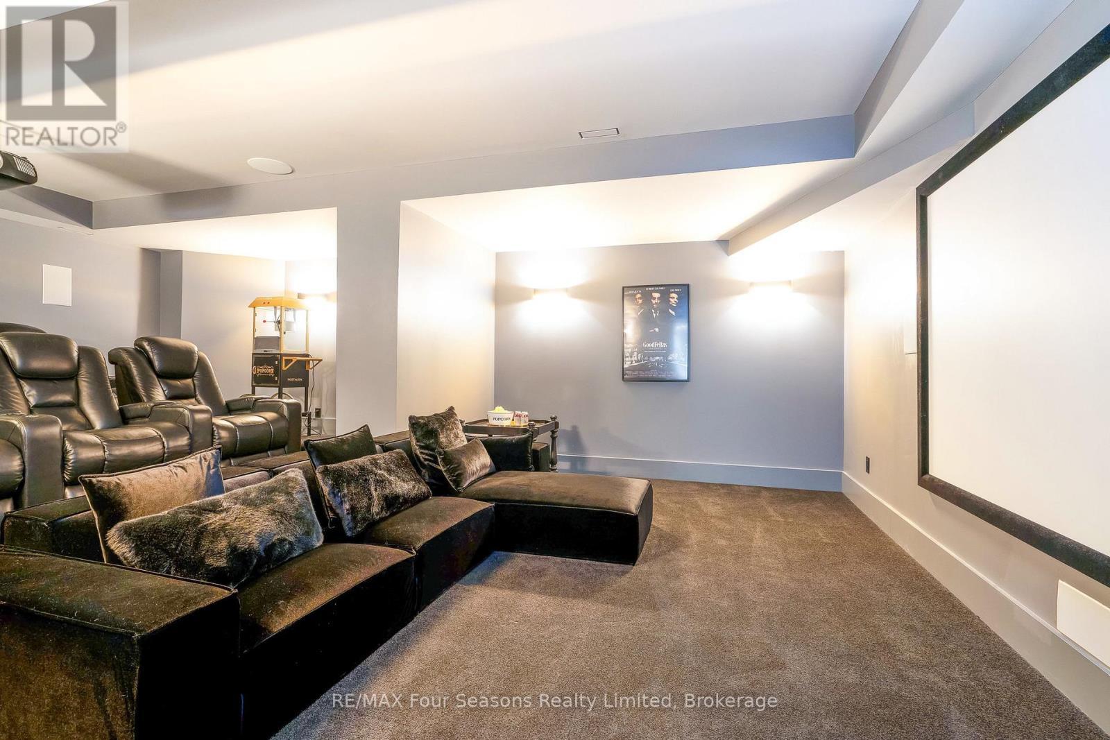 Theater -lower - 149 Aspen Way, Blue Mountains, ON - Indoor