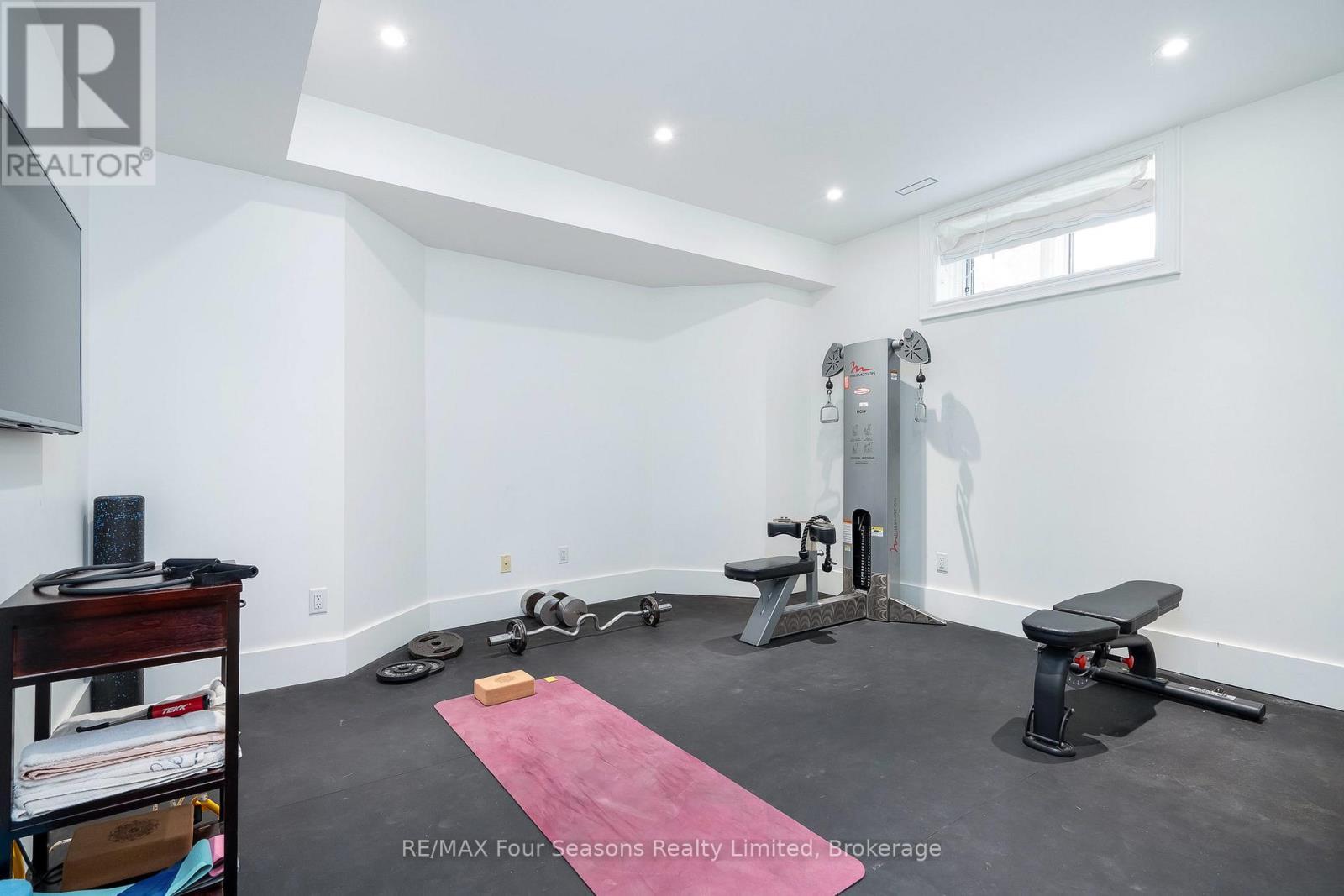 gym lower - 149 Aspen Way, Blue Mountains, ON - Indoor Photo Showing Gym Room