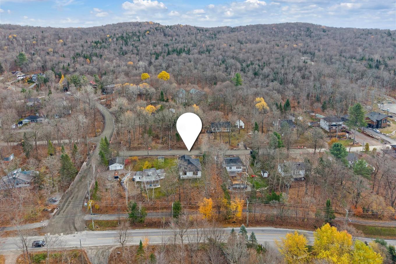 Aerial photo - 3 Rue Des Tilleuls, Fossambault-Sur-Le-Lac, QC - Outdoor With View
