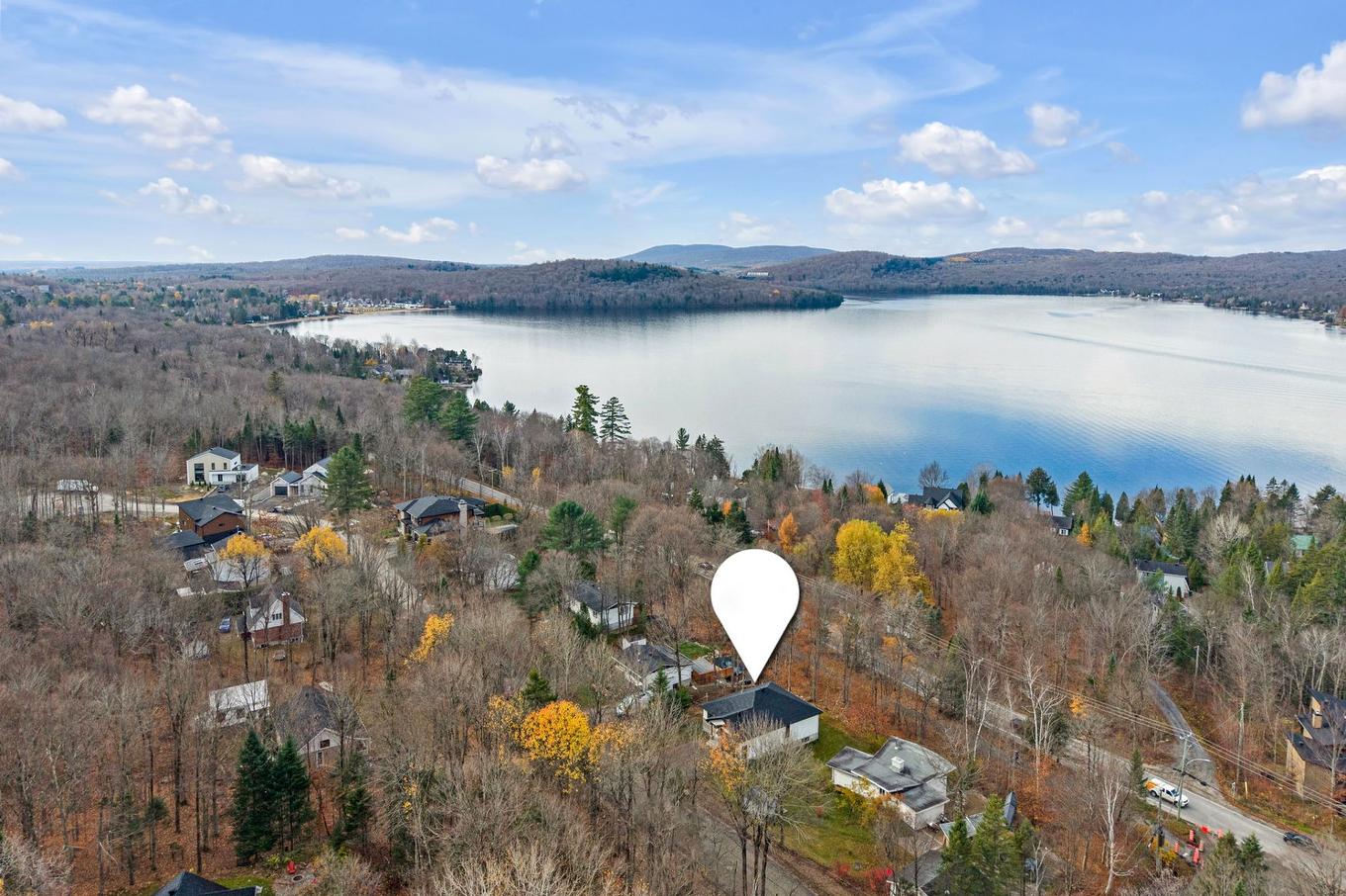 Aerial photo - 3 Rue Des Tilleuls, Fossambault-Sur-Le-Lac, QC - Outdoor With Body Of Water With View