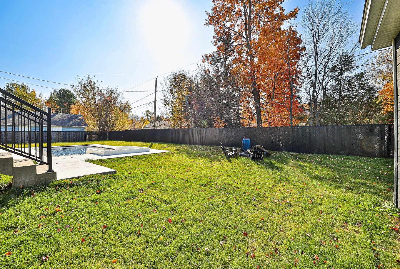 Backyard - 34 Rue Clarence, Saint-Lin/Laurentides, QC - Outdoor With Backyard