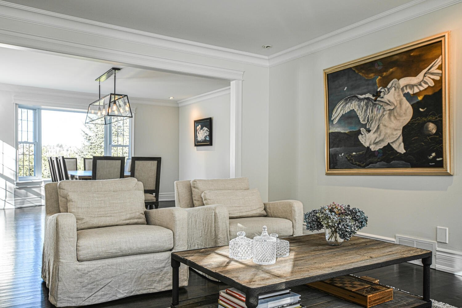 Salon - 135 Ch. Fournel, Sainte-Anne-Des-Lacs, QC - Indoor Photo Showing Living Room