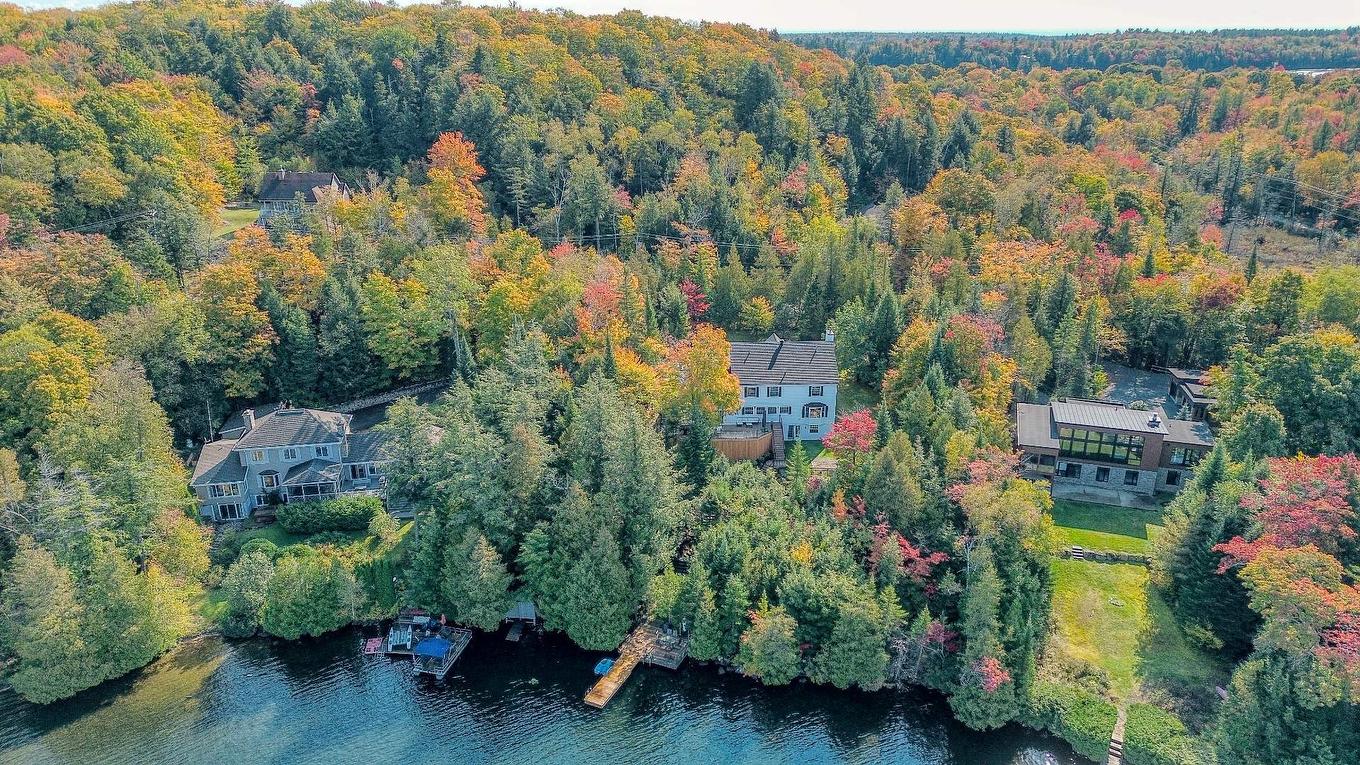 Photo aérienne - 135 Ch. Fournel, Sainte-Anne-Des-Lacs, QC - Outdoor With Body Of Water With View