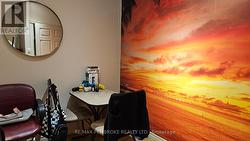 Staff lunch room and storage area -