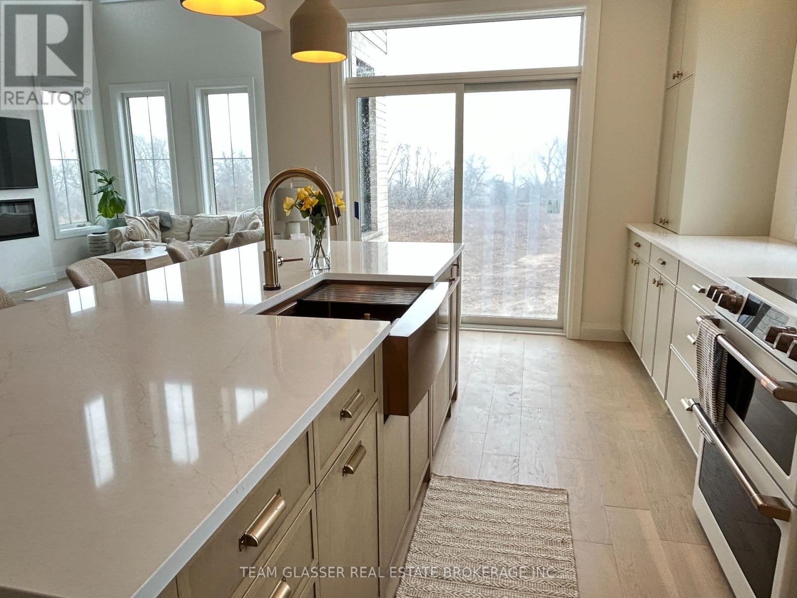 Lot 17 - 71 Dearing Drive, South Huron (Stephen), ON - Indoor Photo Showing Kitchen With Double Sink With Upgraded Kitchen