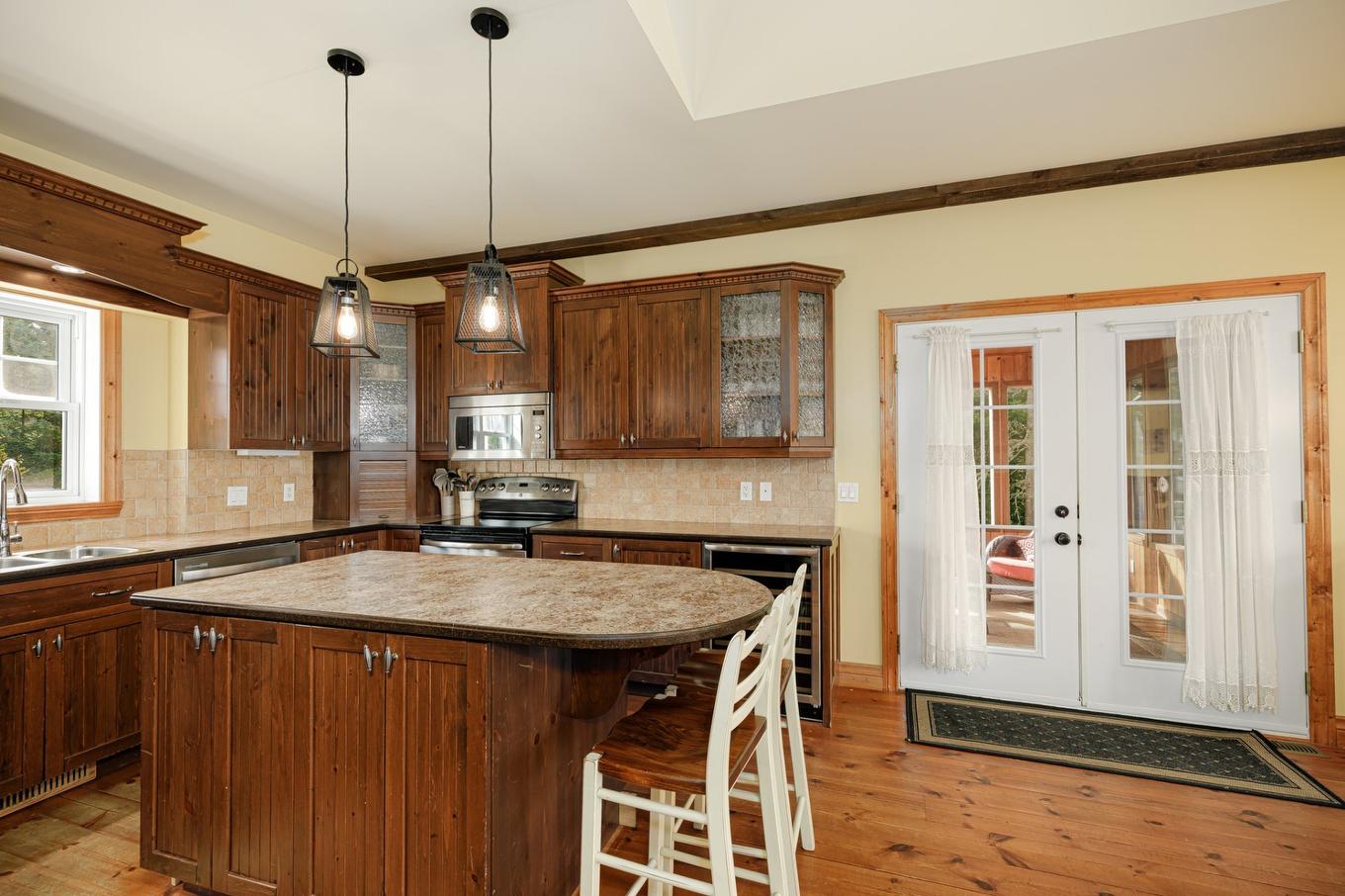 Cuisine - 61 Rue Éliette, Saint-Côme, QC - Indoor Photo Showing Kitchen With Double Sink