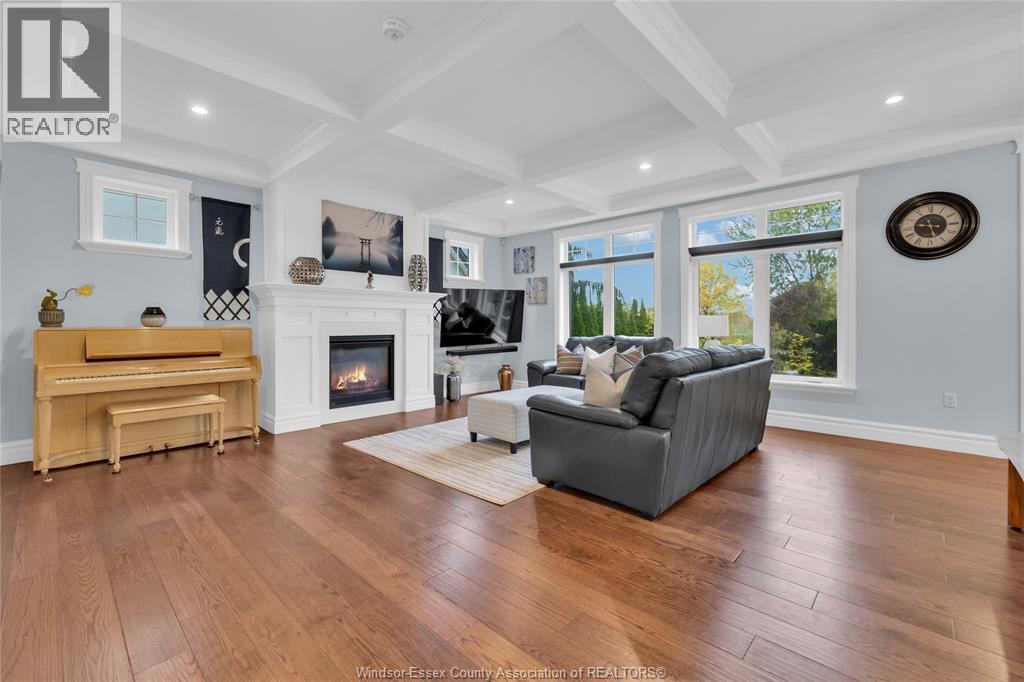 102 Hayes Avenue, Tecumseh, ON - Indoor Photo Showing Living Room With Fireplace