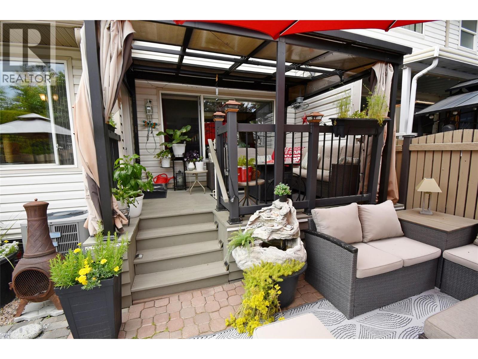 4404 20 Street Unit# 3, Vernon, BC - Outdoor With Deck Patio Veranda