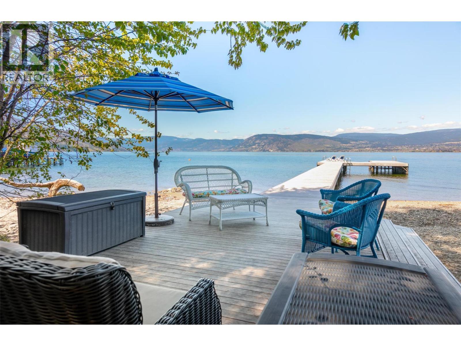 5308 Lakeshore Road, Kelowna, BC - Outdoor With Body Of Water With Deck Patio Veranda